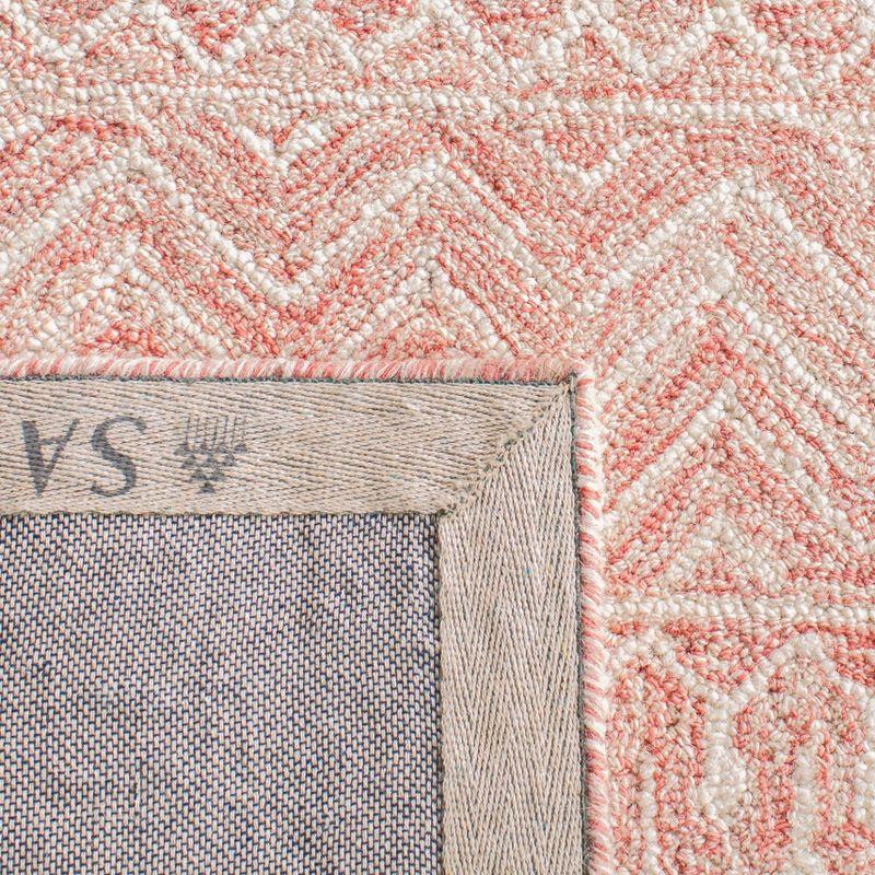 Micro-Loop MLP502 Hand Tufted Indoor Accent Rug - Pink/Ivory - 2'6"x4' - Safavieh