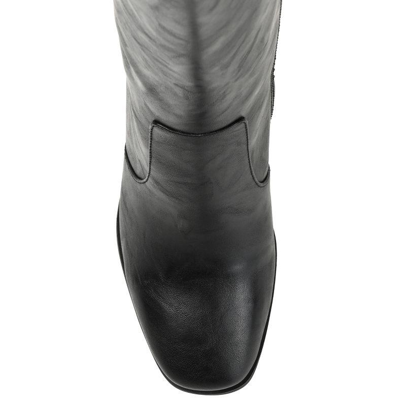 Journee Women's Extra Wide Calf Karima Boots, Black 6