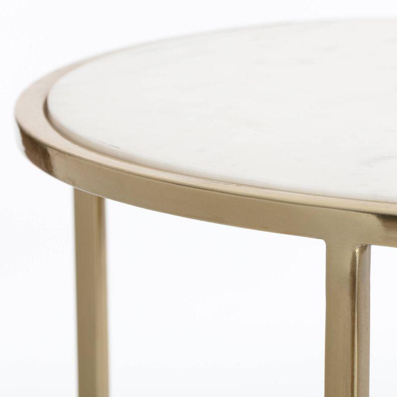 Martinit Marble Side Table