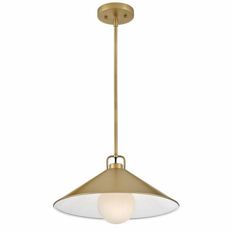 Zoë Single Light Metal Steel Dimmable Pendant