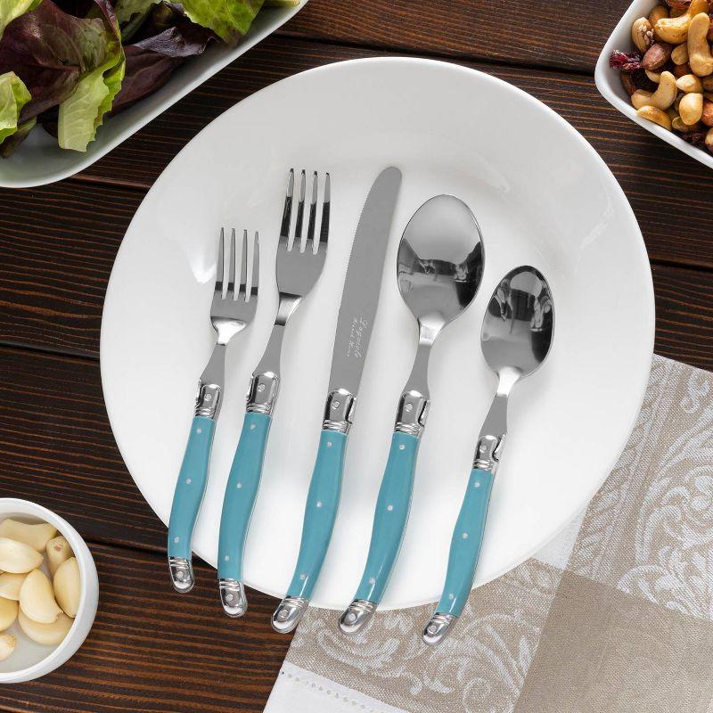 French Home French Home Laguiole 20 Piece Stainless Steel Flatware Set, Service for 4 (Set of 20)