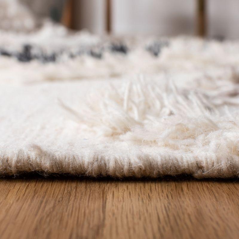 Kenya KNY960 Hand Woven Area Rug - Gray/Black - 3'x5' - Safavieh.