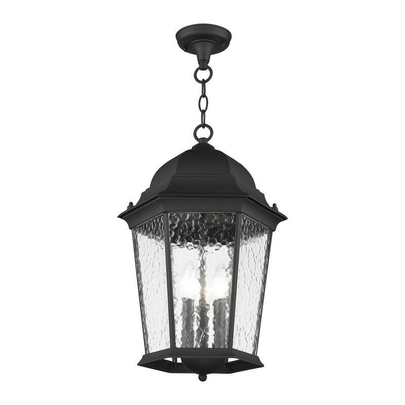 Livex Lighting Hamilton 3 - Light Pendant in  Textured Black