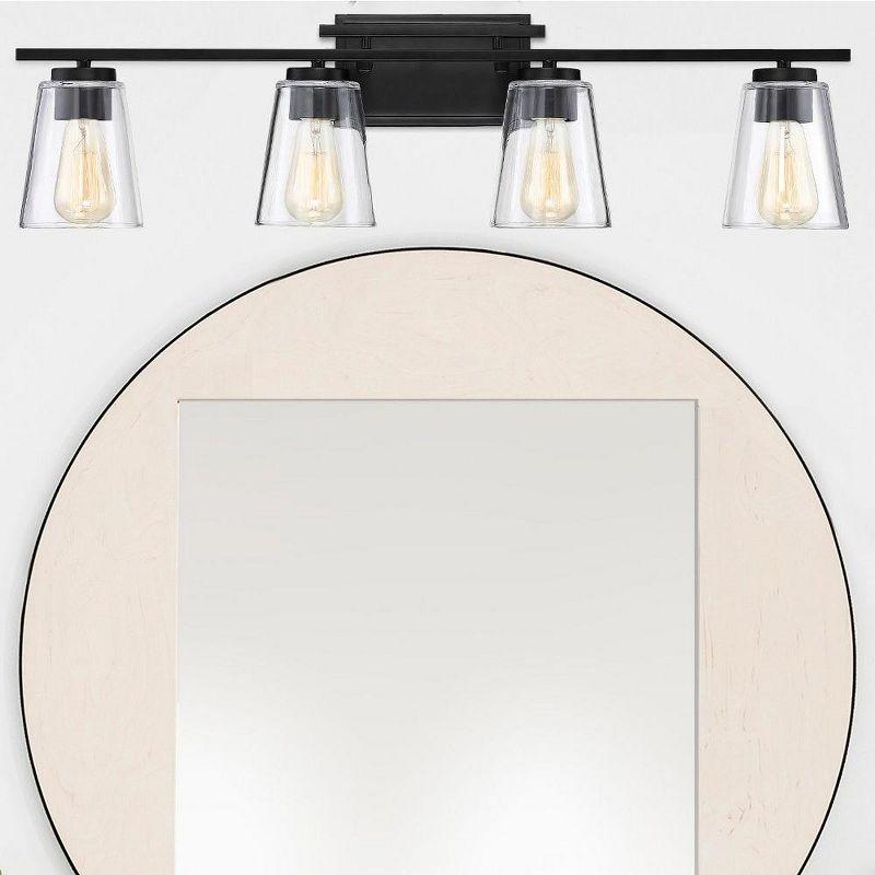 Savoy House Calhoun 4 - Light Vanity in  Black