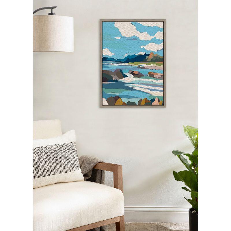 18" x 24" Sylvie Brienz Framed Canvas by Nikita Jariwala - Kate & Laurel All Things Decor