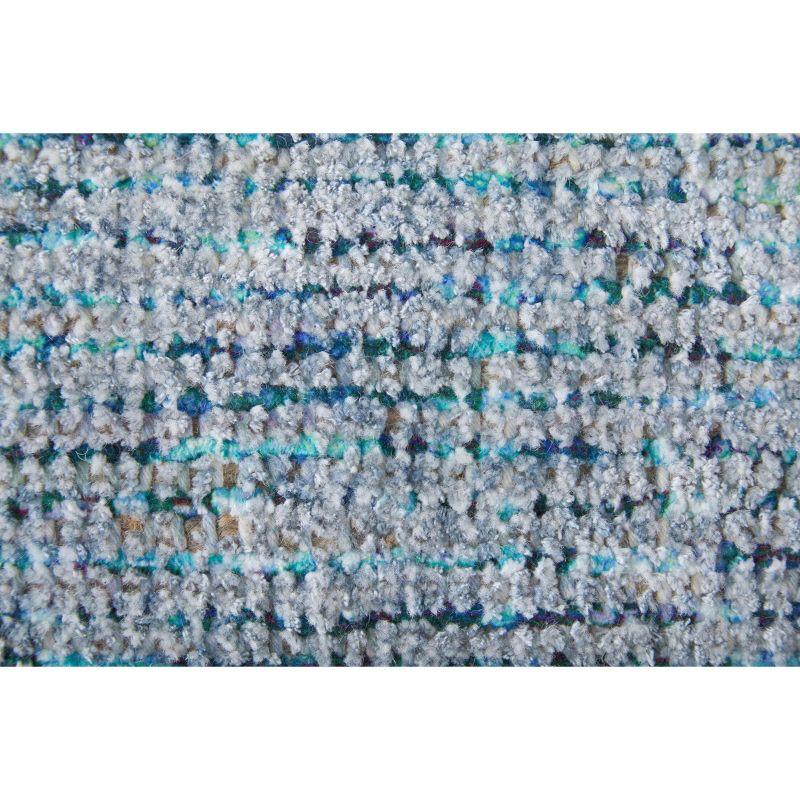 Caldwell Transitional Distressed Blue/Gray Area Rug