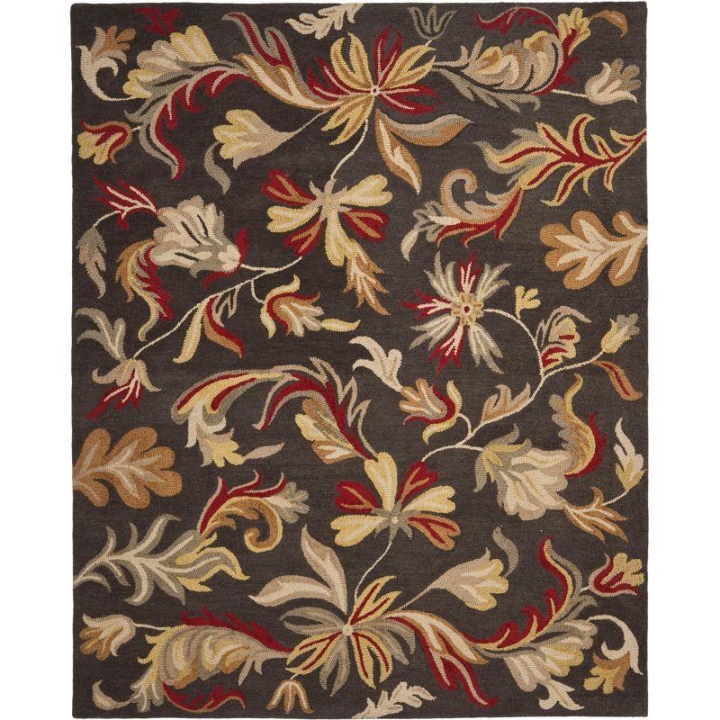 Jardin JAR459 Hand Tufted Area Rug - Dark Grey/Multi - 8'x10' - Safavieh.