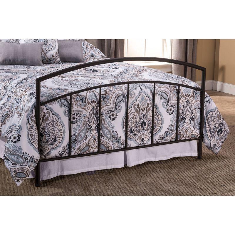 Queen Julien Bed Black - Hillsdale Furniture: Transitional Metal Frame, Spindle Headboard, Bedroom Furniture