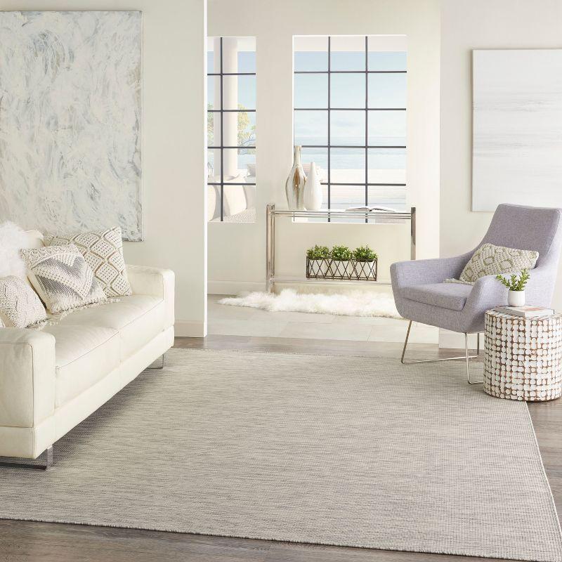 Nourison Positano POS01 Indoor/outdoor Area Rug - Lt Grey 8' x 10'