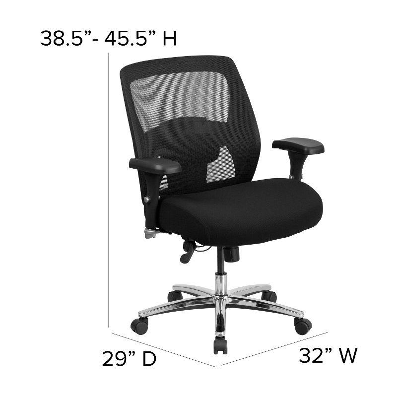 HERCULES Series Big & Tall Executive Swivel Ergonomic Office Chair with Ratchet Back