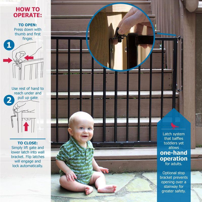 Cardinal Gates SS30OD Outdoor Baby & Pet Gate for Stairs
