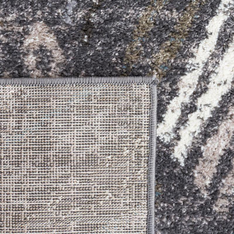 Amsterdam AMS110 Power Loomed Indoor Area Rug - Dark Grey/Grey - 8'x10' - Safavieh