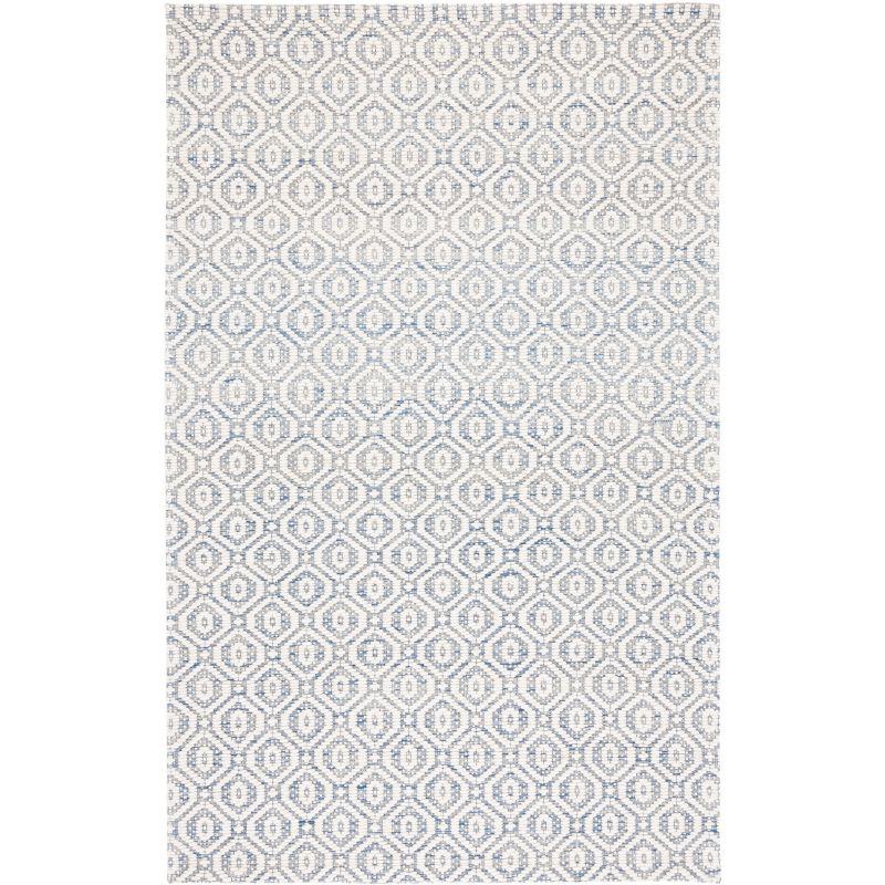 Marbella MRB325 Hand Woven Area Rug - Blue/Ivory - 4'x6' - Safavieh.