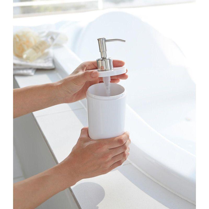 Tower Yamazaki Home Shampoo Dispenser, Contemporary Bottle Pump For Shower, Shampoo, 16.9 fluid oz.