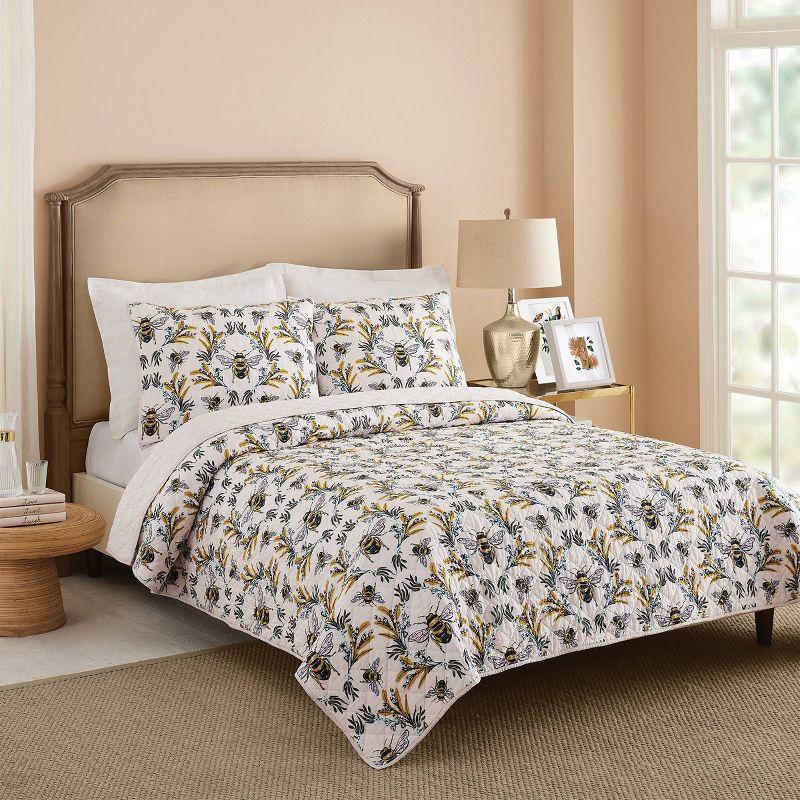 Reversible 100% Cotton Quilt Set