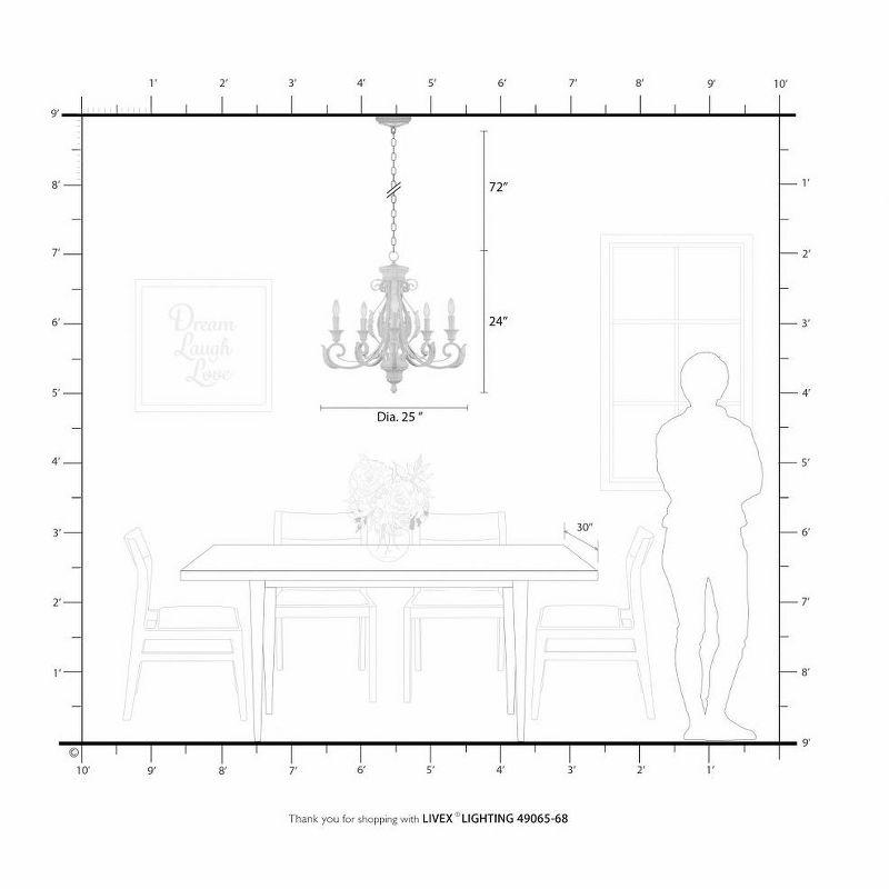Bloomsbury Market Amillia 5 - Light Dimmable Classic / Traditional Chandelier