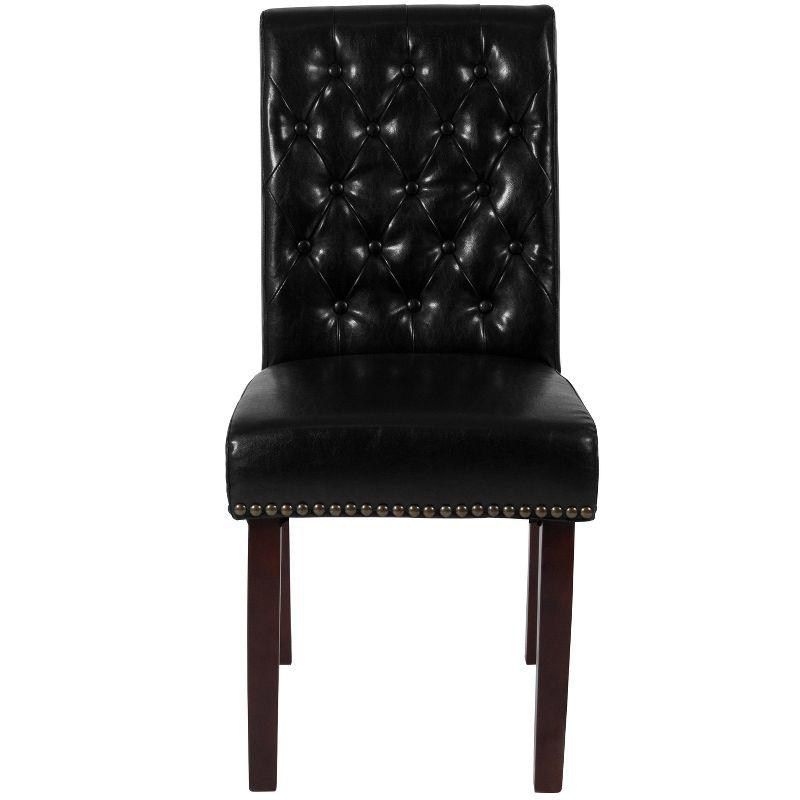 Flash Furniture HERCULES Series Parsons Chair with Rolled Back, Accent Nail Trim