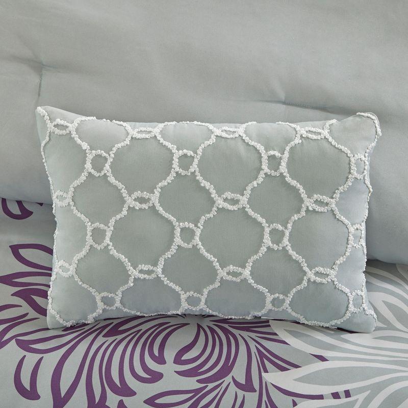 Madison Park Essentials Maible Floral Comforter Set with Cotton Bed Sheets