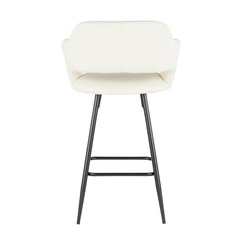Everly Quinn Margarite Fixed-Height Counter Stool - Set Of 2