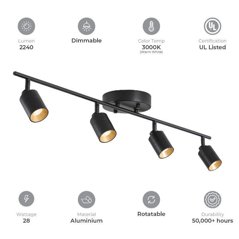 VidaLite - Shura Linear, Track Lights With Rotating Heads