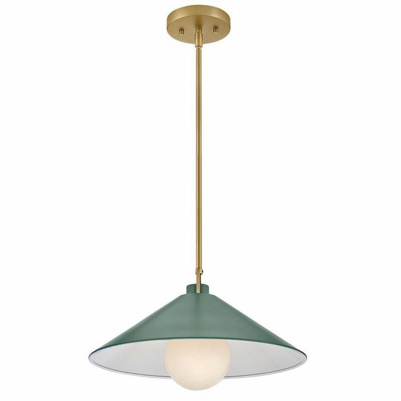 Zoë Single Light Metal Steel Dimmable Pendant