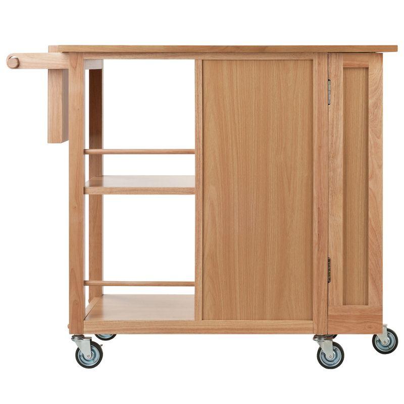 Skyline Decor Douglas 35.63'' H x 42.52'' W Utility Cart with Wheels