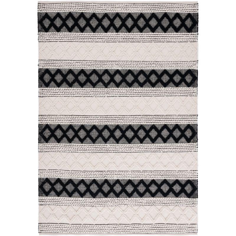 Flatweave Wool Geometric Rug