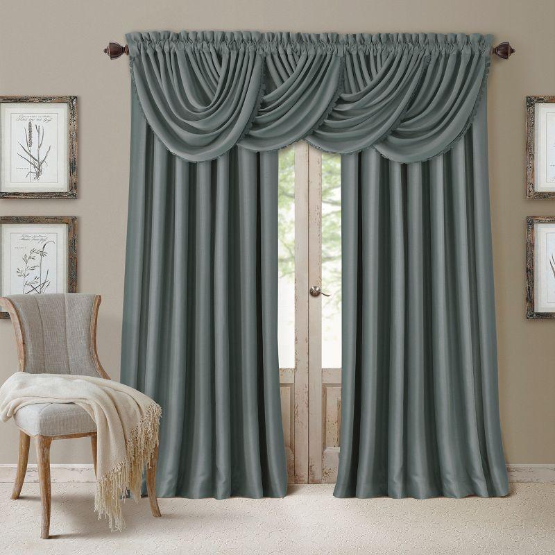 Elrene All Seasons Single Blackout Window Curtain Panel - Elrene Home Fashions