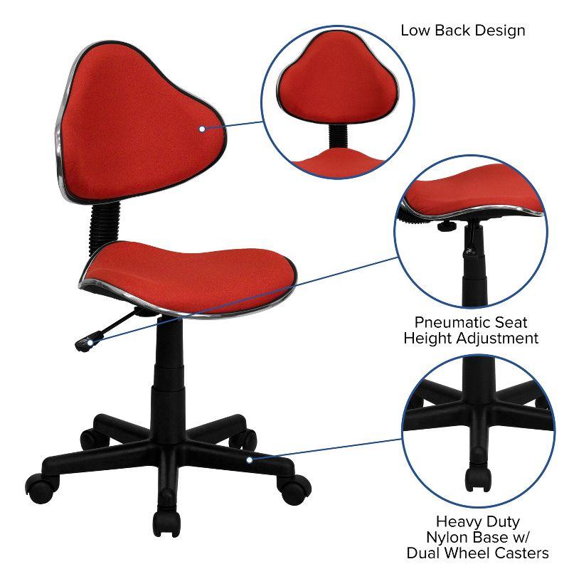 Flash Furniture Fabric Swivel Ergonomic Task Office Chair