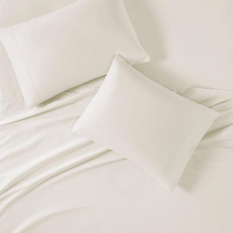 Oversized Cotton Flannel 4pc Sheet Set - Beautyrest