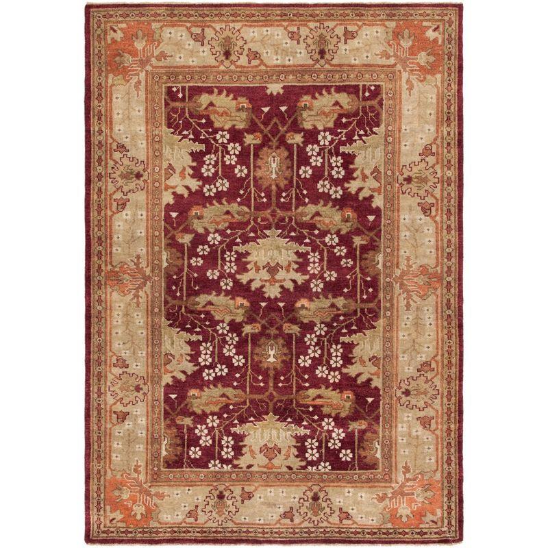 Oushak OSH108 Hand Knotted Area Rug  - Safavieh