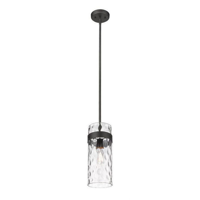 Z-Lite Fontaine 1 - Light Pendant in  Matte Black