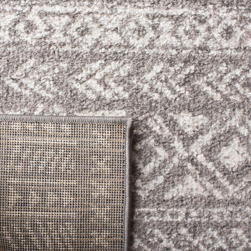 Tulum TUL263 Power Loomed Indoor Accent Rug - Dark Grey/Ivory - 3'x5' - Safavieh