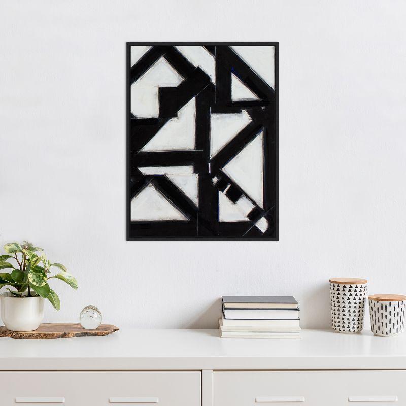 Amanti Art Topographic V by Rob Delamater Canvas Wall Art Print Framed 18 x 24-in.