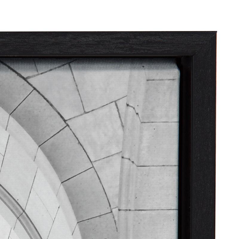 Kate and Laurel Sylvie Union Station Framed Canvas by Golie, 18x24, Black
