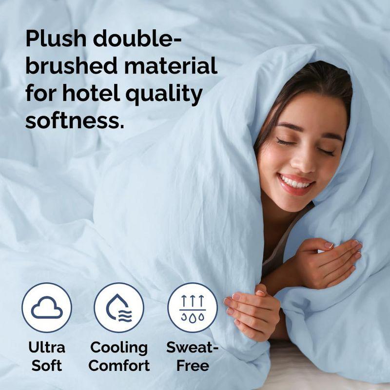 CGK Linens Premium Hotel Quality Soft & Cooling Duvet Cover Set