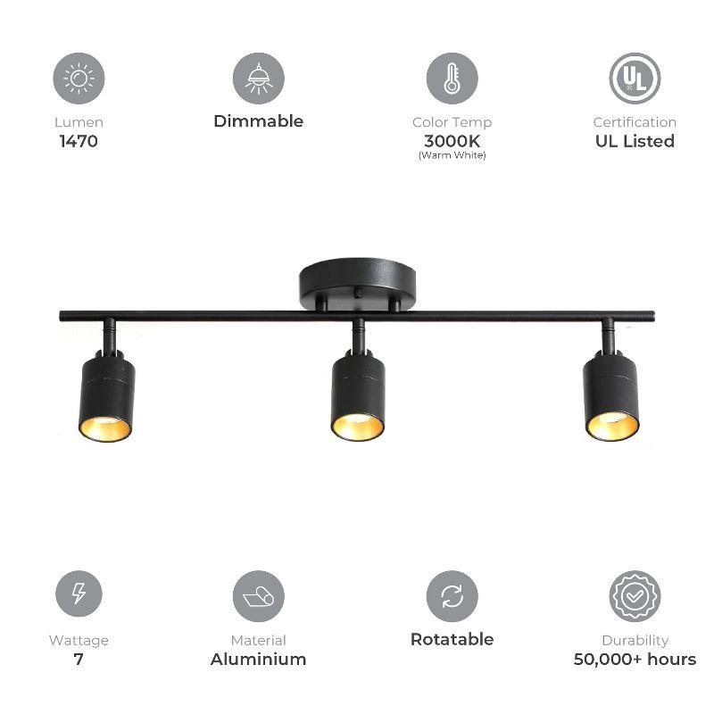 VidaLite - Shura Linear, Track Lights With Rotating Heads