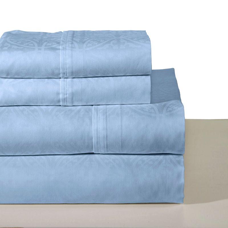 100% Cotton Tone-on-Tone Print Sheet Set