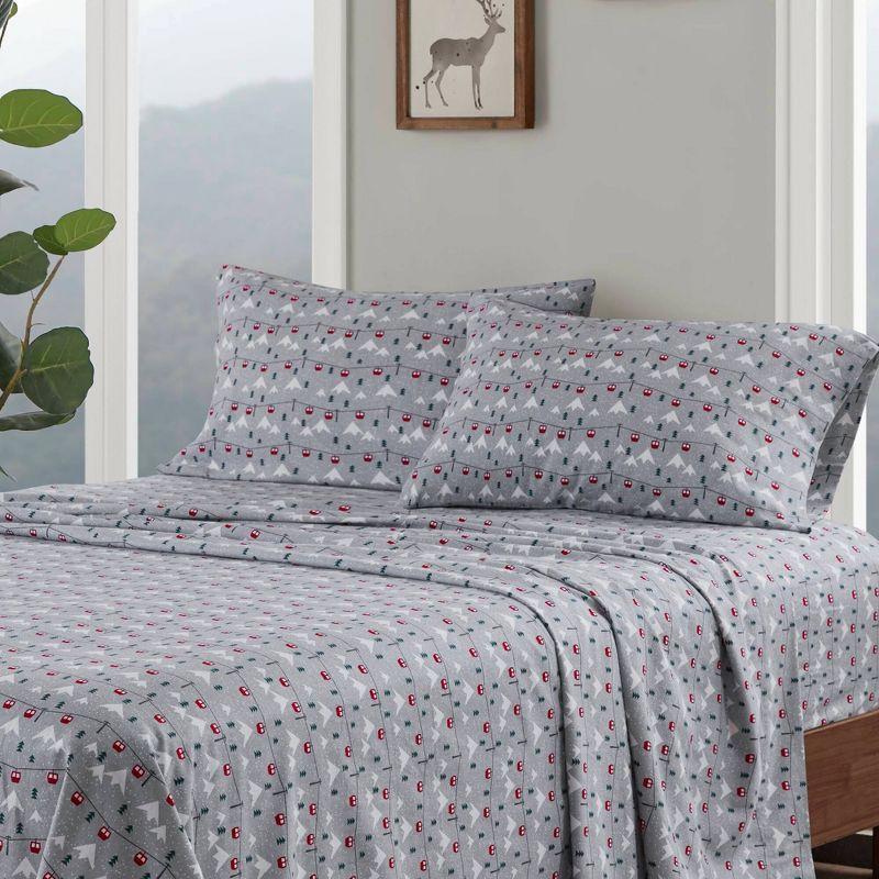 Woolrich 100% Cotton Flannel Sheet Set