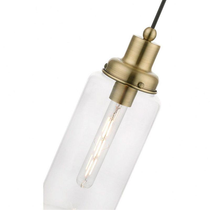 Livex Lighting Oakhurst 1 - Light Pendant in  Antique Brass