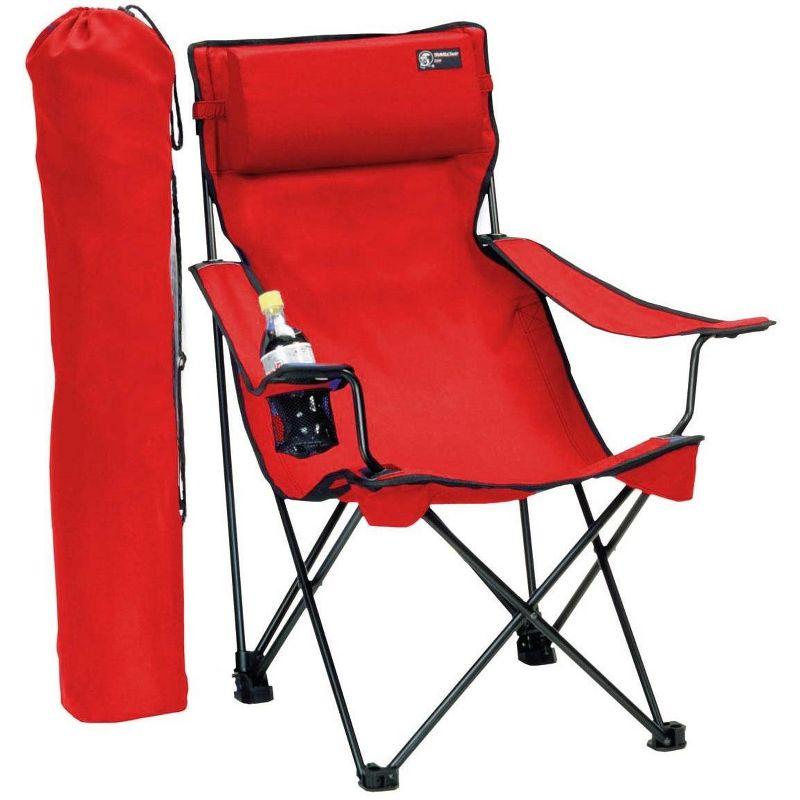 TravelChair Classic Bubba Chair with Adjustable Pillow– 789, Large Folding Chair for the Outdoors, 300-Pound Capacity