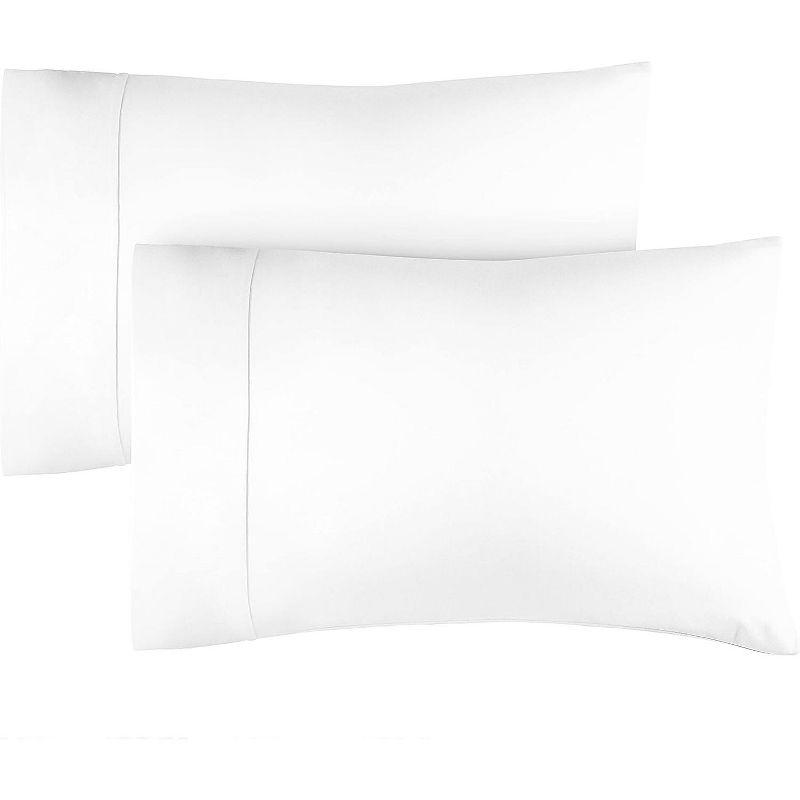 CGK Linens Hotel Quality 400 Tread count 100% Cotton Pillowcase Covers - Set of 2