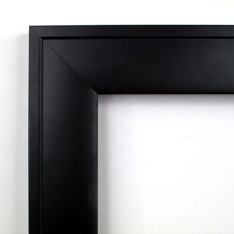 Nero Black Wood Framed Magnetic Board 30 x 19 in.