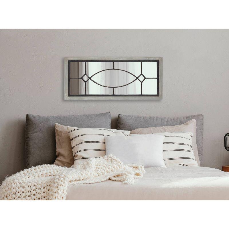 Bakersfiel Windowpane Wall Mirror - Kate & Laurel All Things Decor