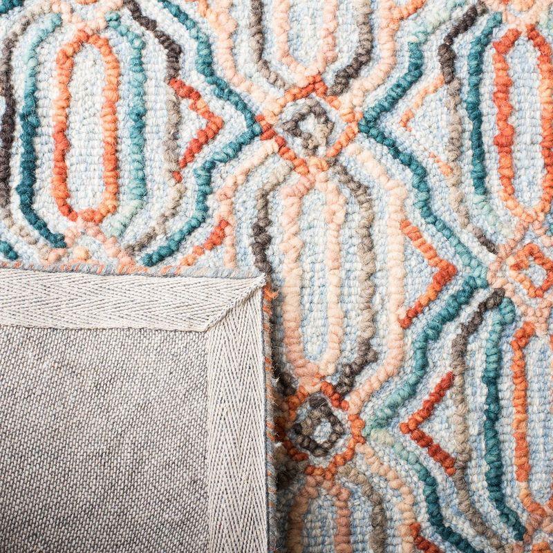 Trace TRC511 Hand Tufted Indoor Accent Rug - Light Blue/Blue - 4'x6' - Safavieh