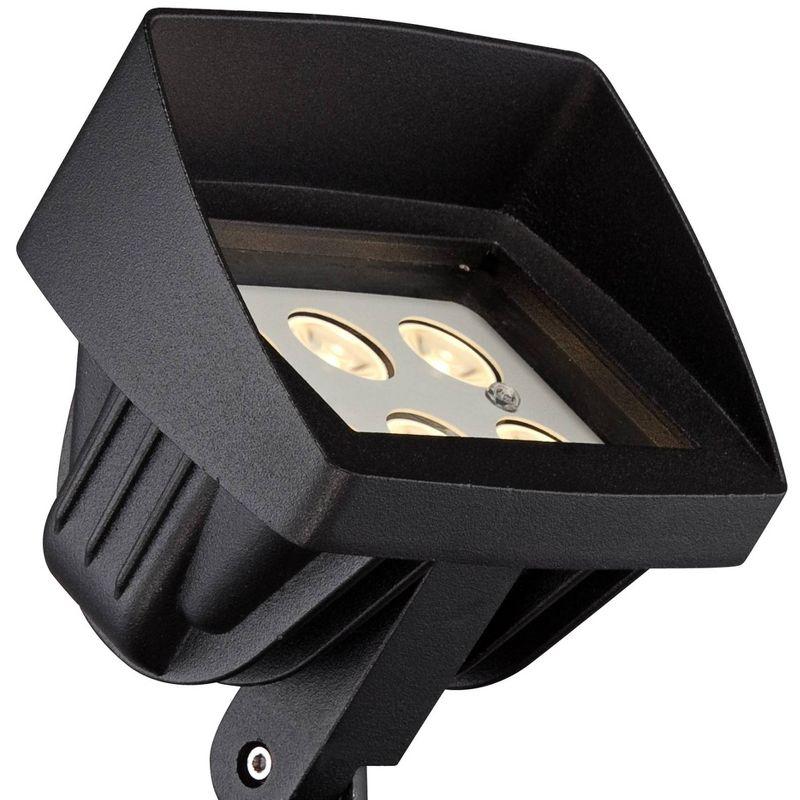 Super Duty Eastham 8" High Black LED Landscape Flood Light