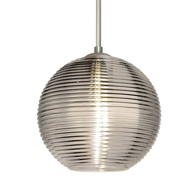 Besa Lighting Kristall 8 1 - Light Pendant in  Satin Nickel