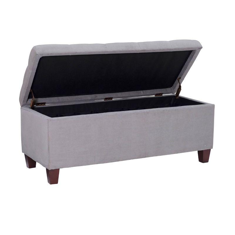 Carmen Shoe Storage Ottoman - Linon