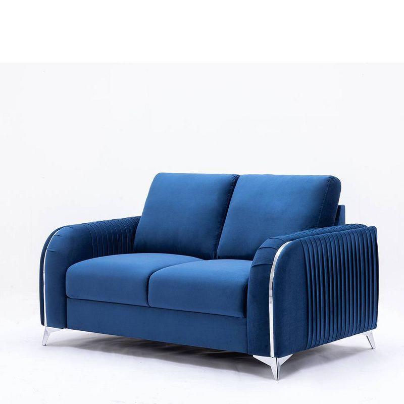 Acme Furniture 91" Wenona Sofa Blue Velvet