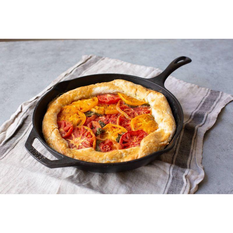 Lodge 6.5" Cast Iron Skillet: Oven & Broiler-Safe, Hand Wash, Gas & Induction Compatible, Black, 1.94 lbs